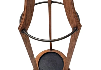 Arts & Crafts Coat Stand or Porte Manteau with Rotating Top, 1900s